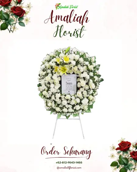Krans Bunga Duka Tawan Suka Mulya